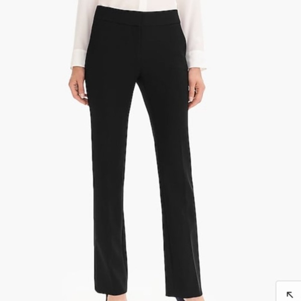 J Crew Edie lined navy blue pants 6 never worn